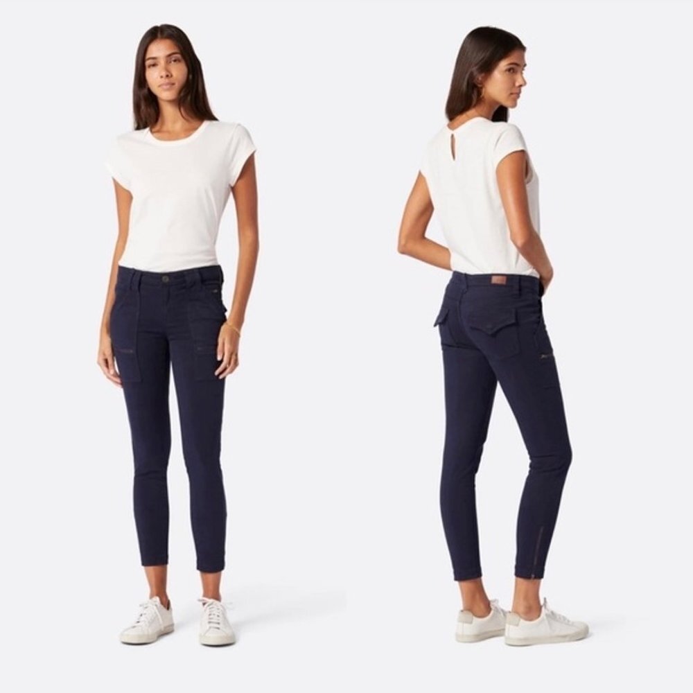 Joie Women’s Park Skinny Utility Cargo Pants - Navy Blue; Size 25 - Picture 3 of 13
